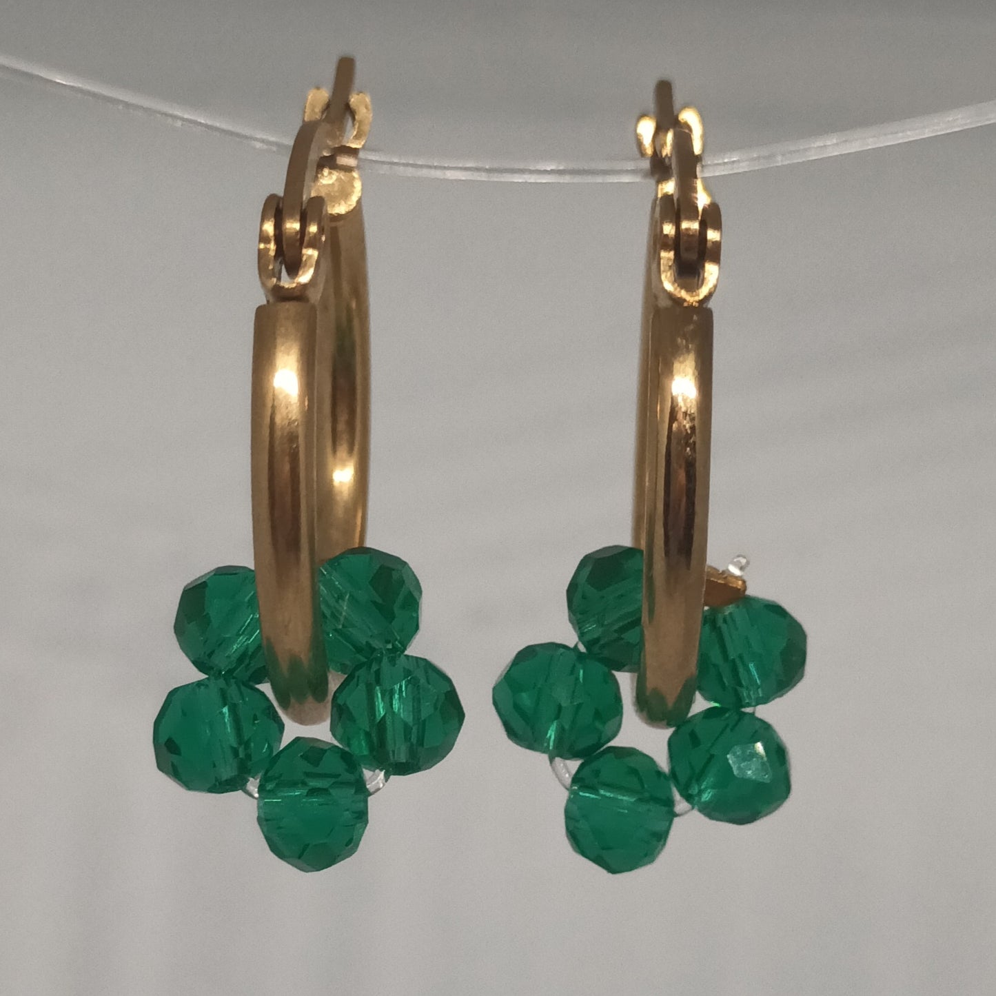 Fairy Earrings Green