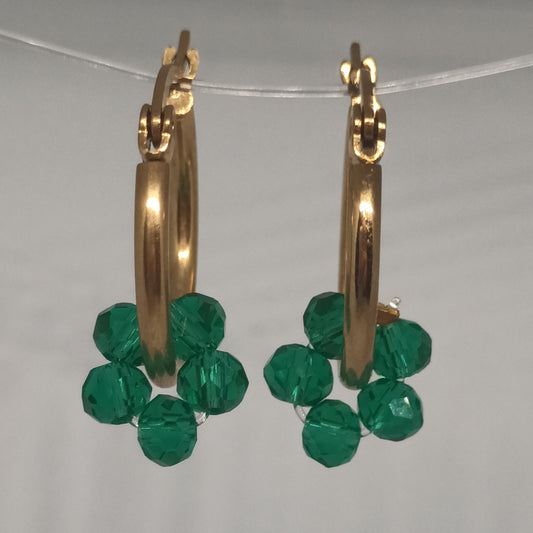 Fairy Earrings Green